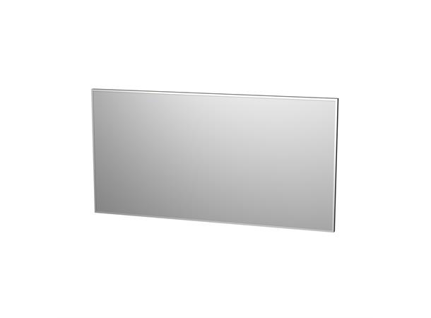 Speil - 150x75cm med børstet aluminiumsramme