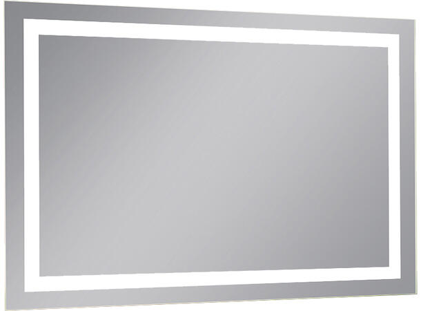 Dentro - Speil m/inv. lysramme 100 cm 