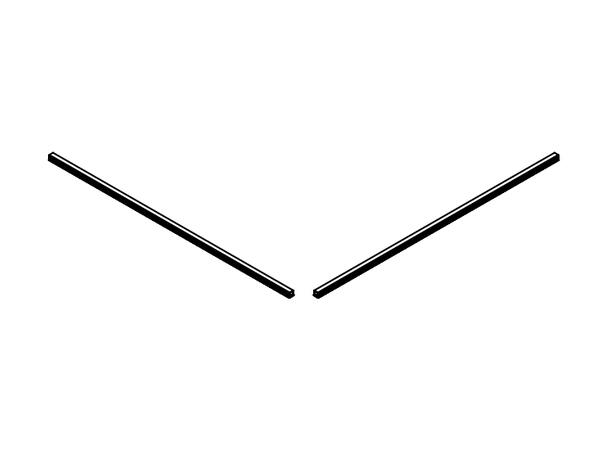 Gummilist til bunnkar/topprofil Hvit - Til Quick One 80x80 Firkantet 