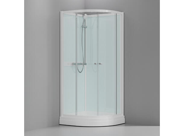 Quick One Dusjkabinett 80 x 90 x 205 cm - Høyre 