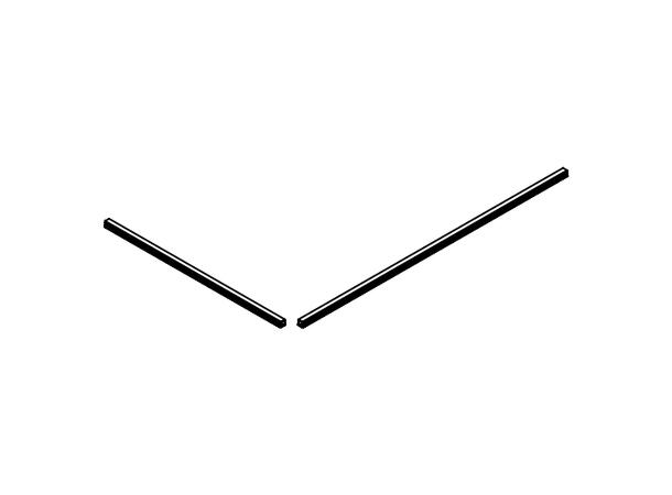 Gummilist til bunnkar/topprofil Hvit - Til Quick One 90x70/70x90 
