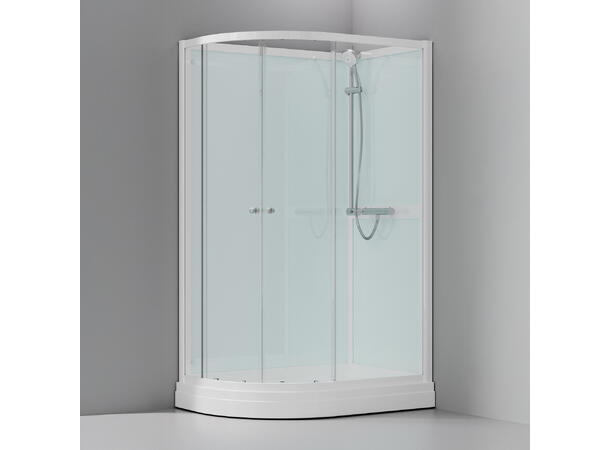 Quick One XL Dusjkabinett 120 x 80 x 205 cm - Venstre 