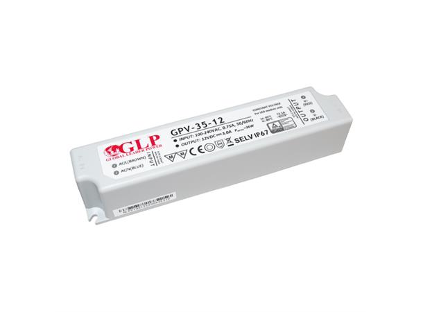 LED-Driver - 35W - 12v til SIRL (60/80/100) og SMR (60/80)