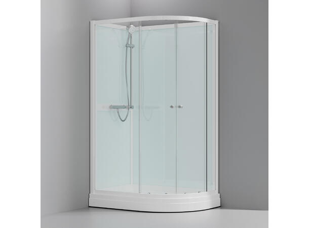 Quick One XL Dusjkabinett 80 x 120 x 205 cm - Høyre 