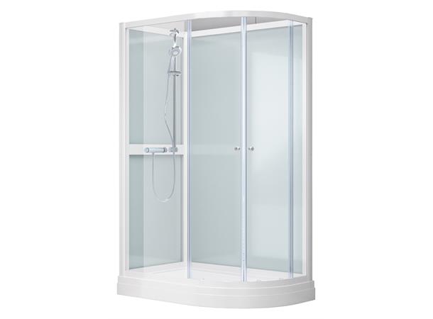 Quick One XL Dusjkabinett 80x120x205cm - Høyre 