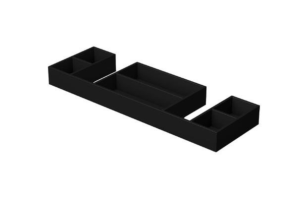 Skuffeinnlegg til Milano 120 cm Dobbel Øvre skuff med dobbel utsparring 