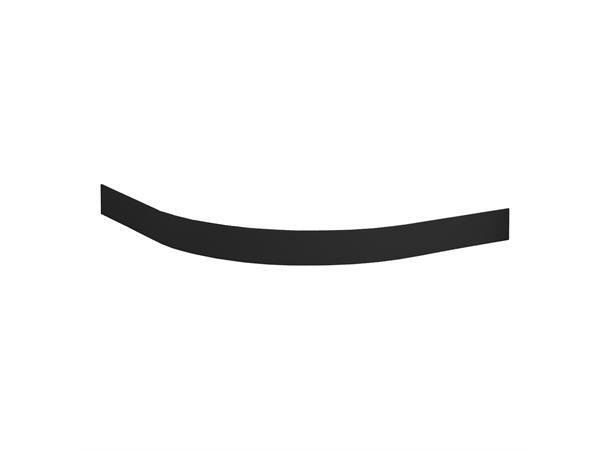 Frontpanel - 90x90cm til Quick Lux - Sort Matt 