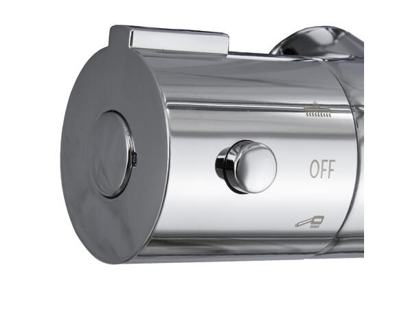 Venstre hendel til takdusjtermostat Krom 