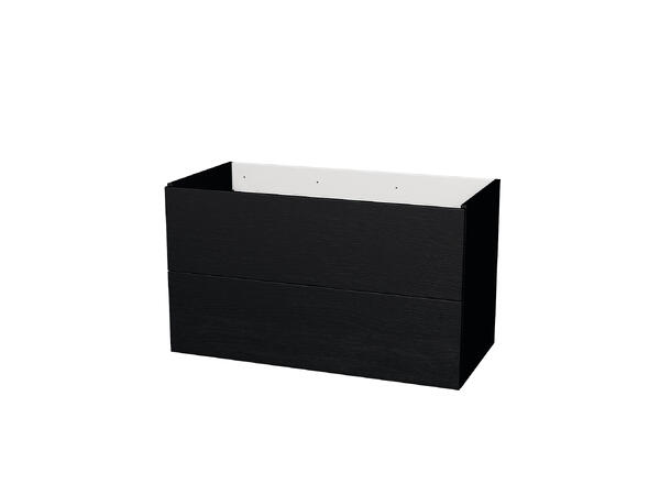 Milano Servantskap 100cm Sort Eik 