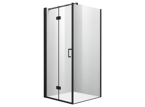 Quick Fastfelt + Leddet dør Sort Matt 