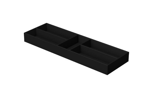 Skuffeinnlegg til Milano 120 cm Nedre skuff uten utsparring / 5 rom 