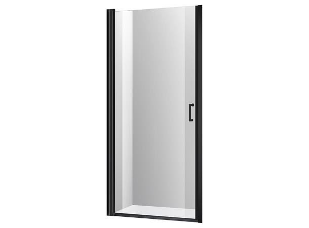 Nisjedør Rett - Sort Matt 93,5-98,5cm 