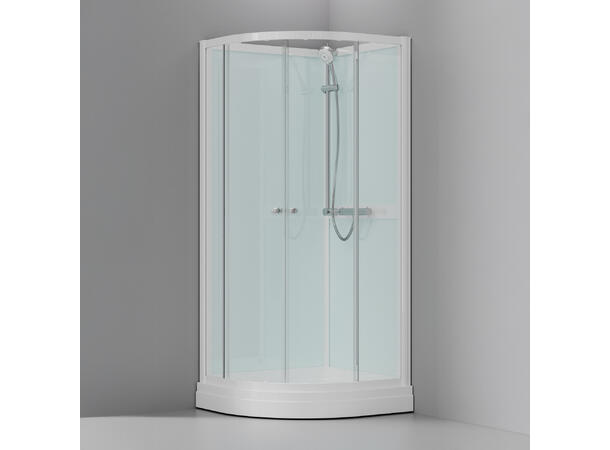 Quick One Dusjkabinett 90 x 80 x 205 cm - Venstre 