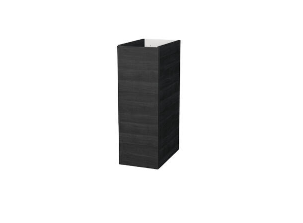 Milano Halvskap 30 cm m/dør Eik Antrasitt (840) 