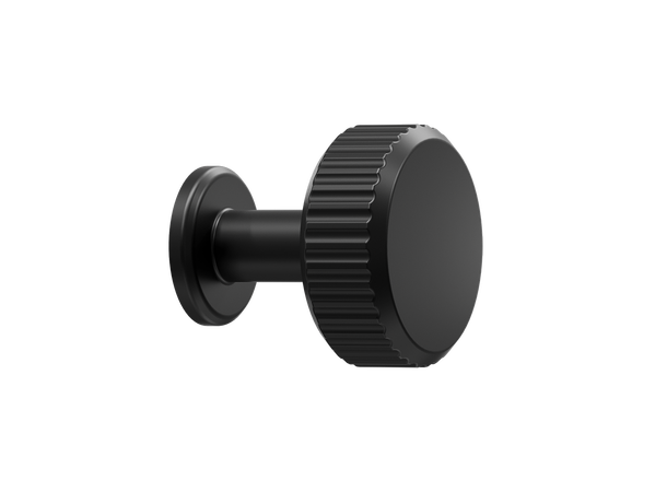 Rille Håndtak - Ø30 mm Sort Matt 