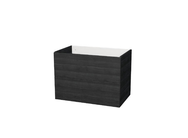 Milano Servantskap 80 cm Eik Antrasitt (840) 
