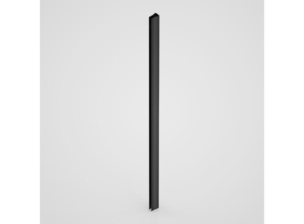 Utforingsprofil - Sort Matt 0-25 mm (200 cm) 