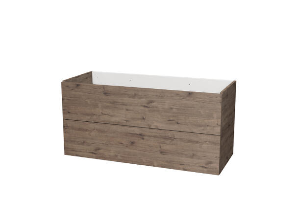 Milano Servantskap 120 cm Dobbel Wellington Eik (D370) 