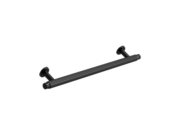 Rille Håndtak - CC = 192 mm Sort Matt 