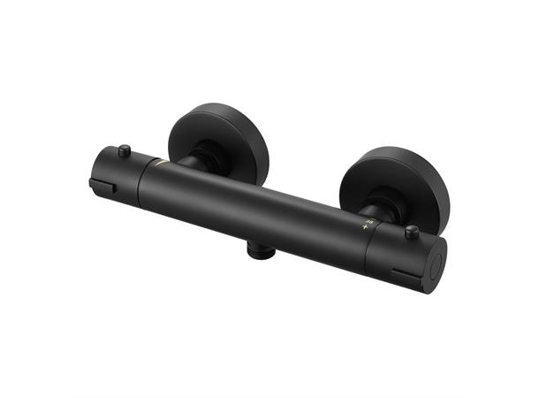 Dusjtermostat Sort Matt 