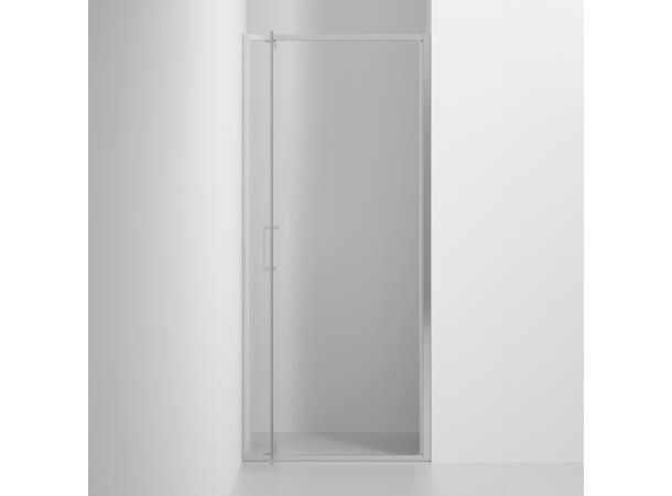 Frame dør 100 cm Krom 