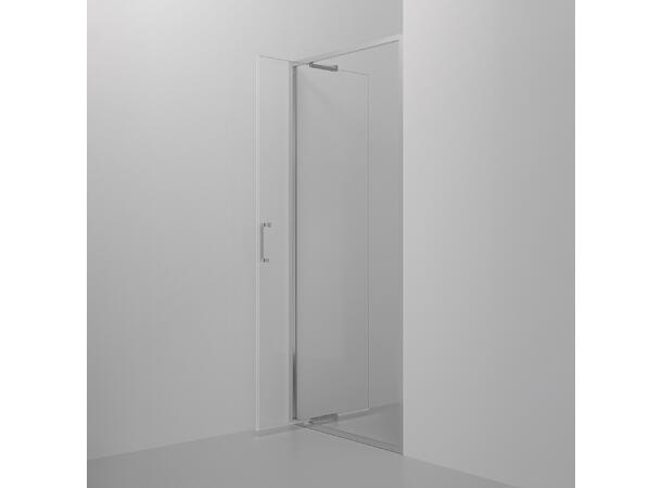 Frame dør 100 cm Krom 