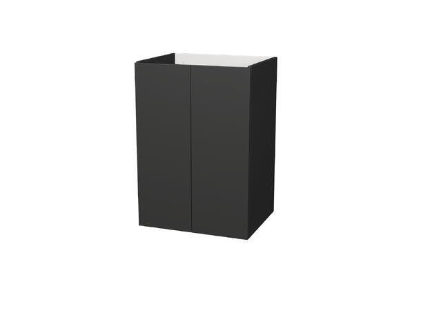 Milano Halvskap 60 cm m/dører Antracit Matt 