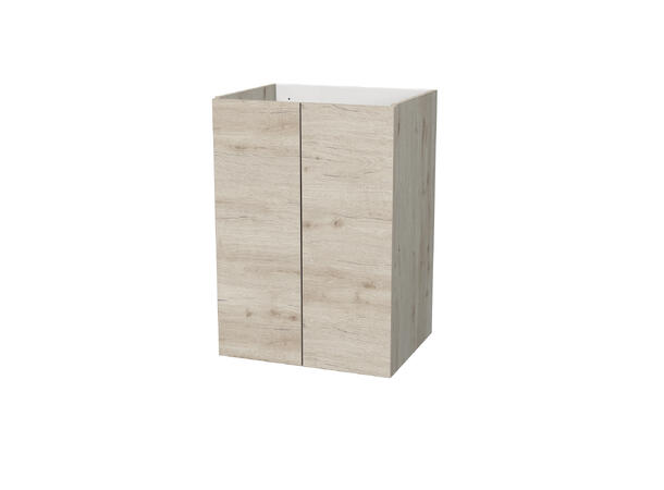 Milano Halvskap 60 cm m/dører Lønn Drivved (A3136) 