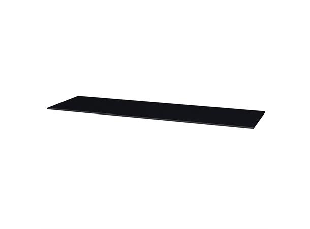 Benkeplate HPL - 150x46 cm - Sort