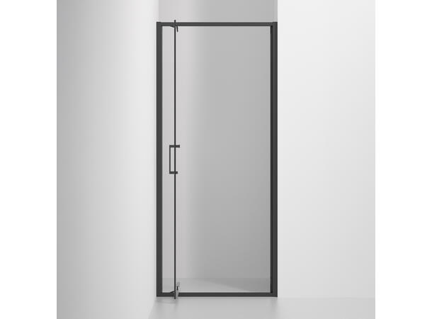 Frame dør 90 cm Sort Matt 