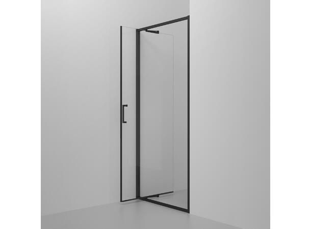 Frame dør 90 cm Sort Matt 