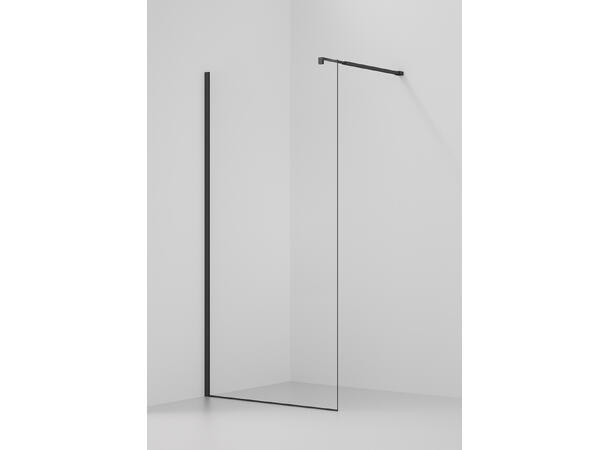 Quick Fastfelt 100 x 198 cm Sort Matt 