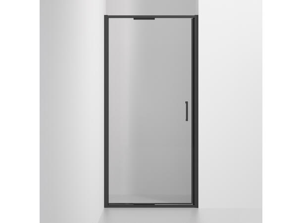 Frame dør 100 cm Sort Matt 