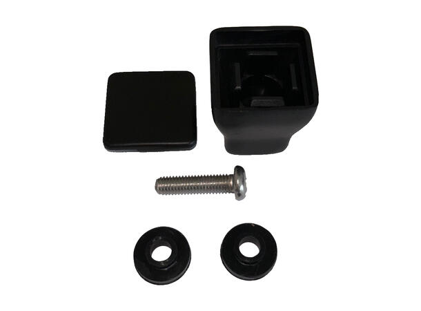 Komplett knott til håndtak - Sort Matt til Quick Lux/Rett/Leddet 