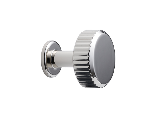 Rille Håndtak - Ø30 mm Blank/Krom 