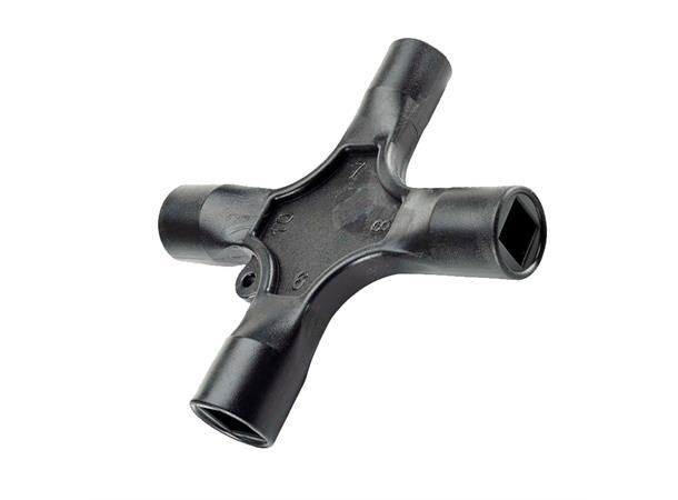 FIRKANTNØKKEL 7-8-9-10 MM TIL UTEKRAN