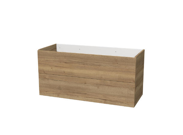 Milano Servantskap 120 cm Dobbel Halifax Eik (80) 