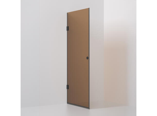 Form dør 90 x 198 cm - Bronse Sort Matt 