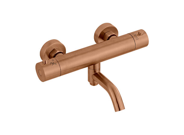 Sora badekartermostat Børstet Kobber 