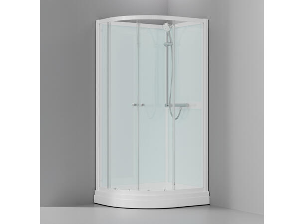 Quick One Dusjkabinett 100 x 80 x 205 cm - Venstre 