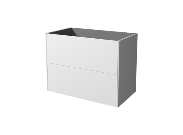 Roma servantskap 80 cm Hvit Matt - Flat 