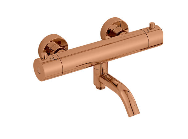 Sora badekartermostat Polert Kobber 