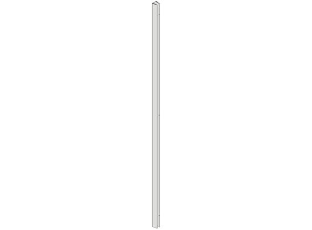 Veggprofil - Krom til Quick Rett/Leddet - 200 cm 