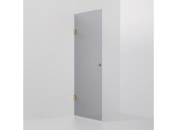 Form dør 100 x 198 cm - Sotet Børstet Champagne Gull 