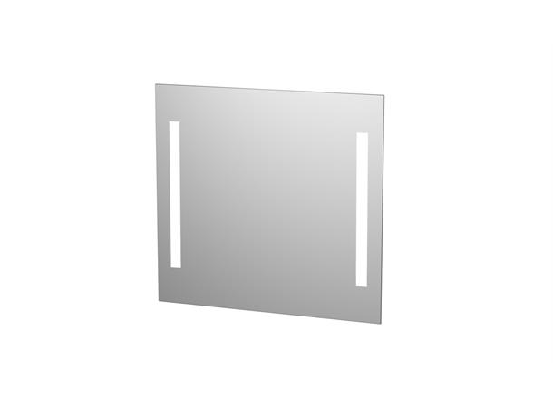 Gemello - Speil m/sidelys og stikk 80 cm