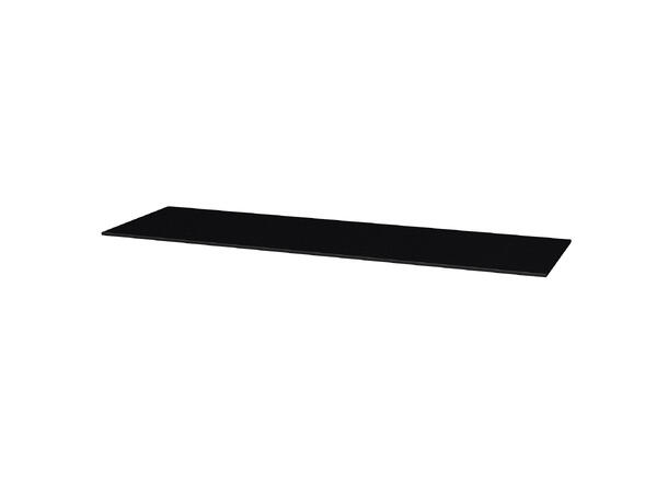 HPL benkeplate - 150 x 46 cm Sort Skifer 