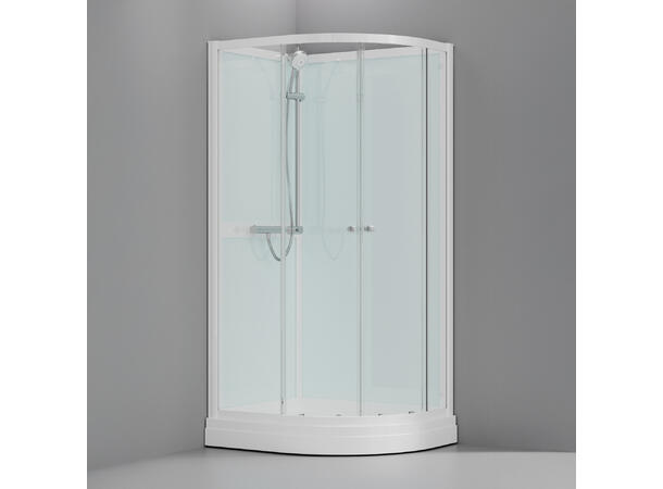 Quick One Dusjkabinett 80 x 100 x 205 cm - Høyre 