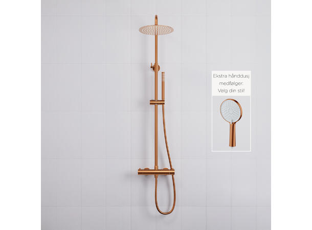 Sora takdusj Børstet Kobber 