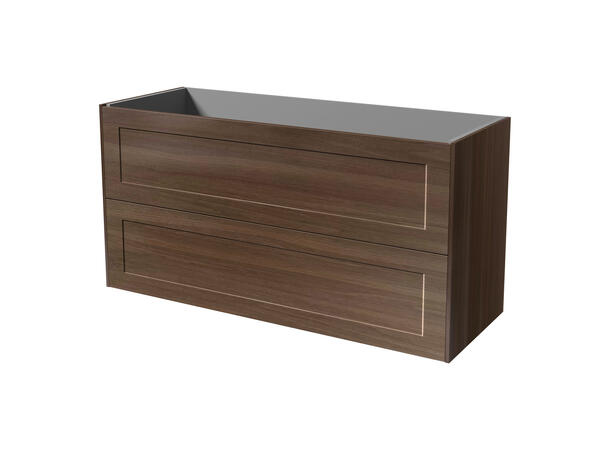 Roma servantskap 120 cm Brun Valnøtt - Ramme 