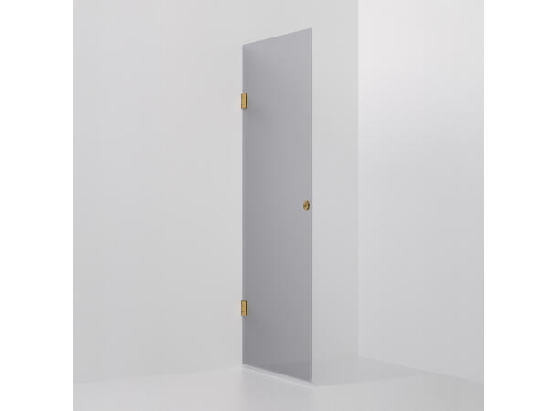 Form dør 80 x 198 cm - Sotet Børstet Gull 
